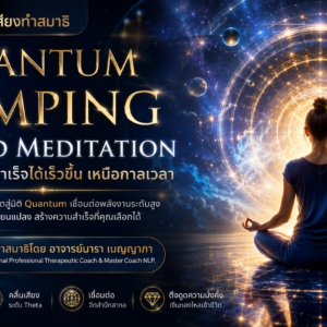 Quantum Jumping-Guided Meditation